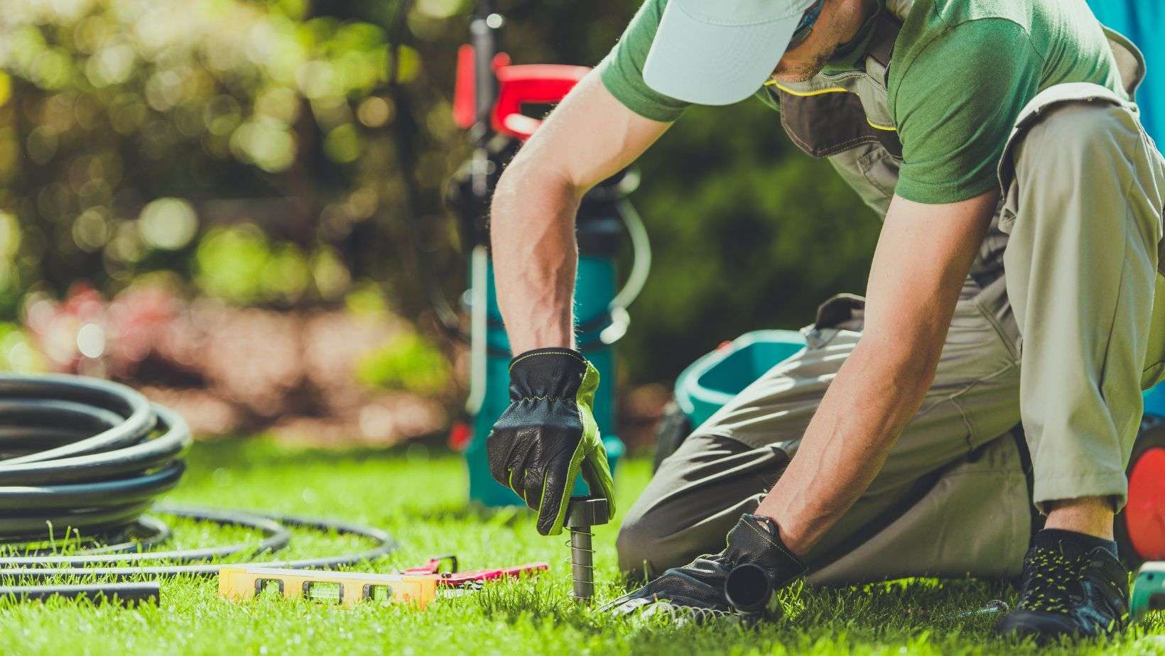 Sprinkler System and Irrigation - Sprinkler Installation, DP Landscaping Clovis